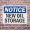 Signmission New Oil Storage, 14 in W x Rectangle, Plastic OS-2PACK-NS-P-1014-L-14333 - alternate 3
